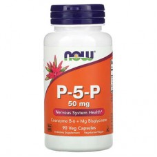 NOW Foods, P-5-P, 50 мг, 90 вегетаріанських капсул